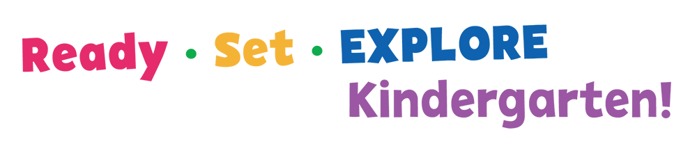 Ready Set Explore Kindergarten logo text