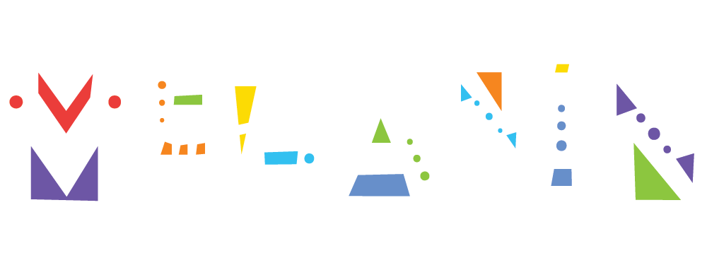 The Melanin Report logo reverse