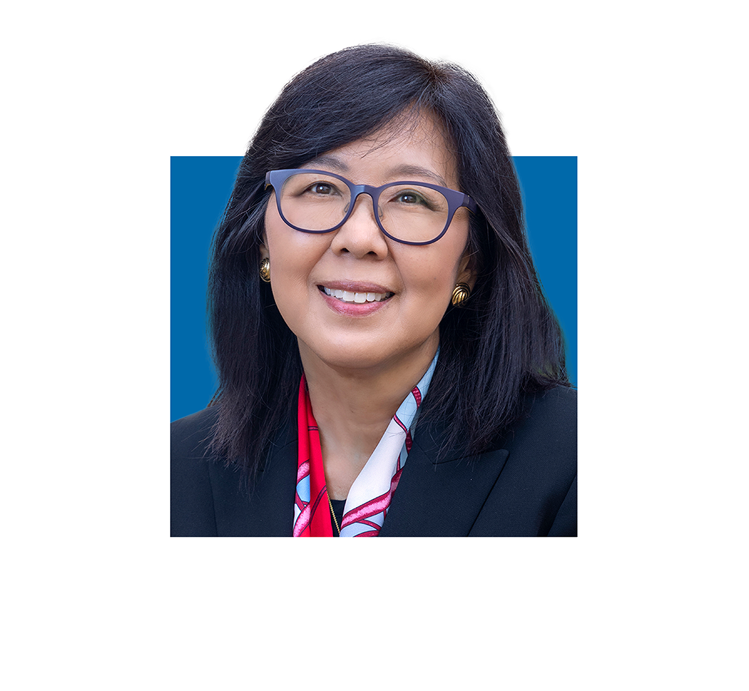 Karen E. Kim, MD, MS headshot in WITF frame