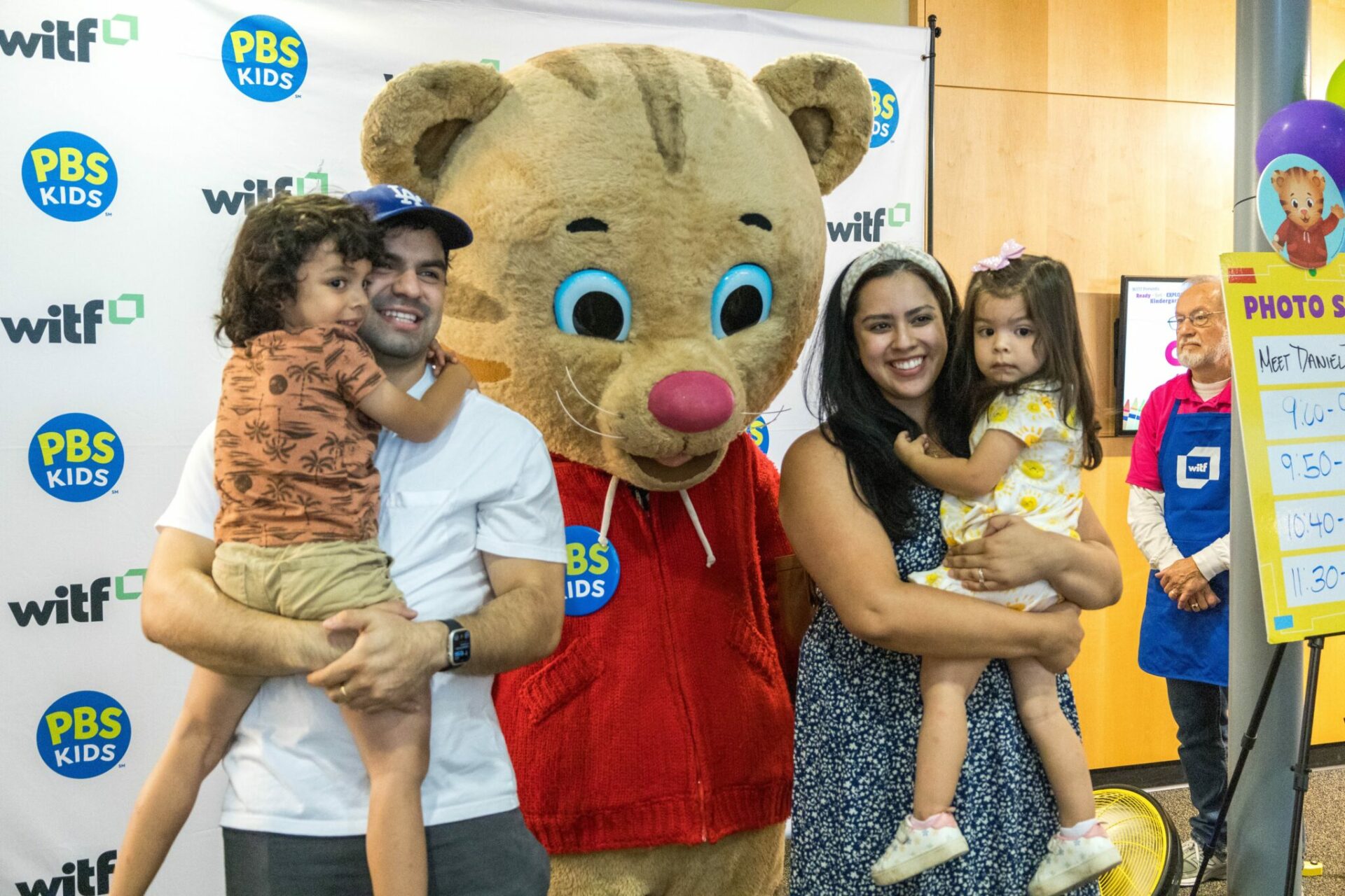 Family with Daniel Tiger