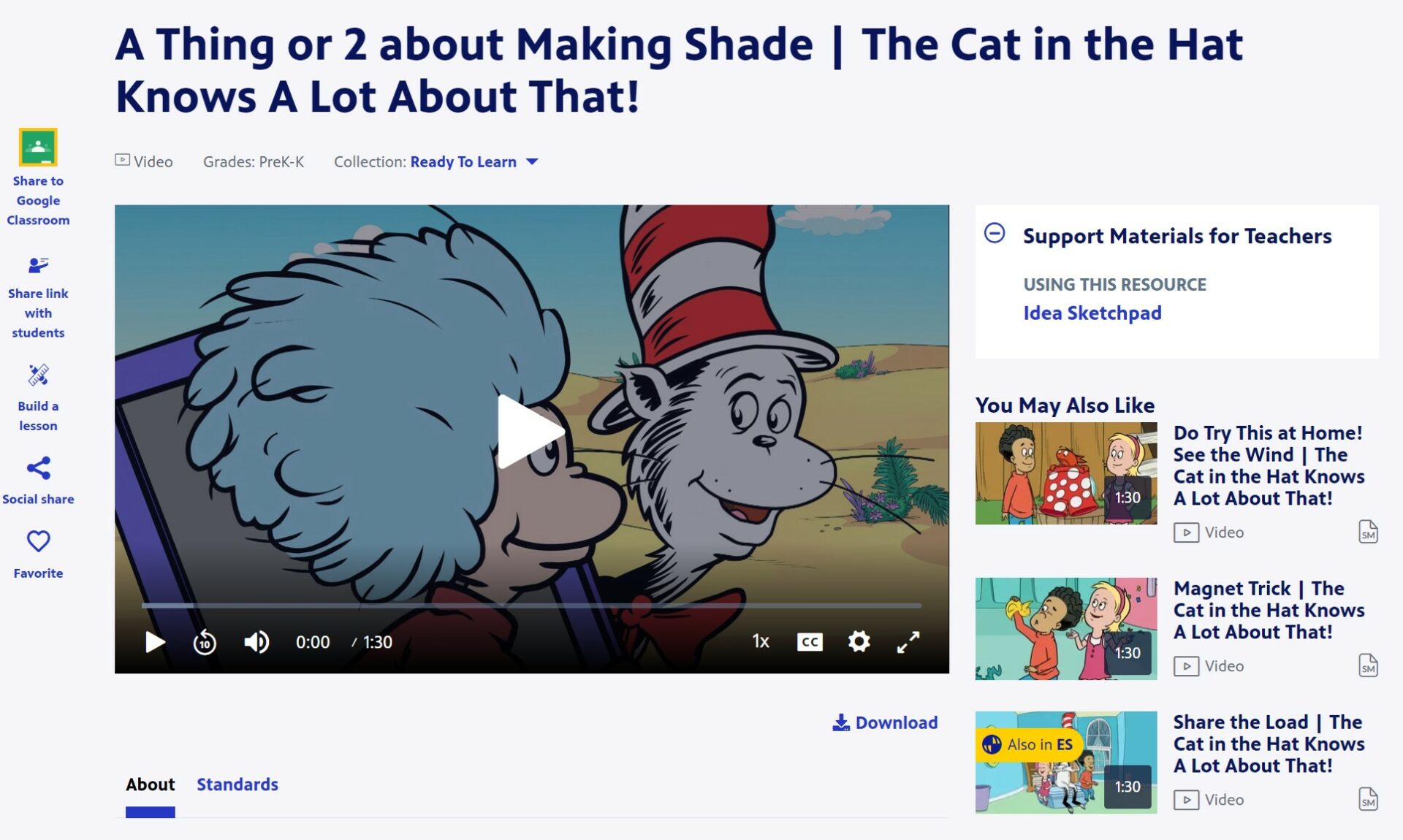 A Thing or 2 about Making Shade | The Cat in the Hat Knows A Lot About That!