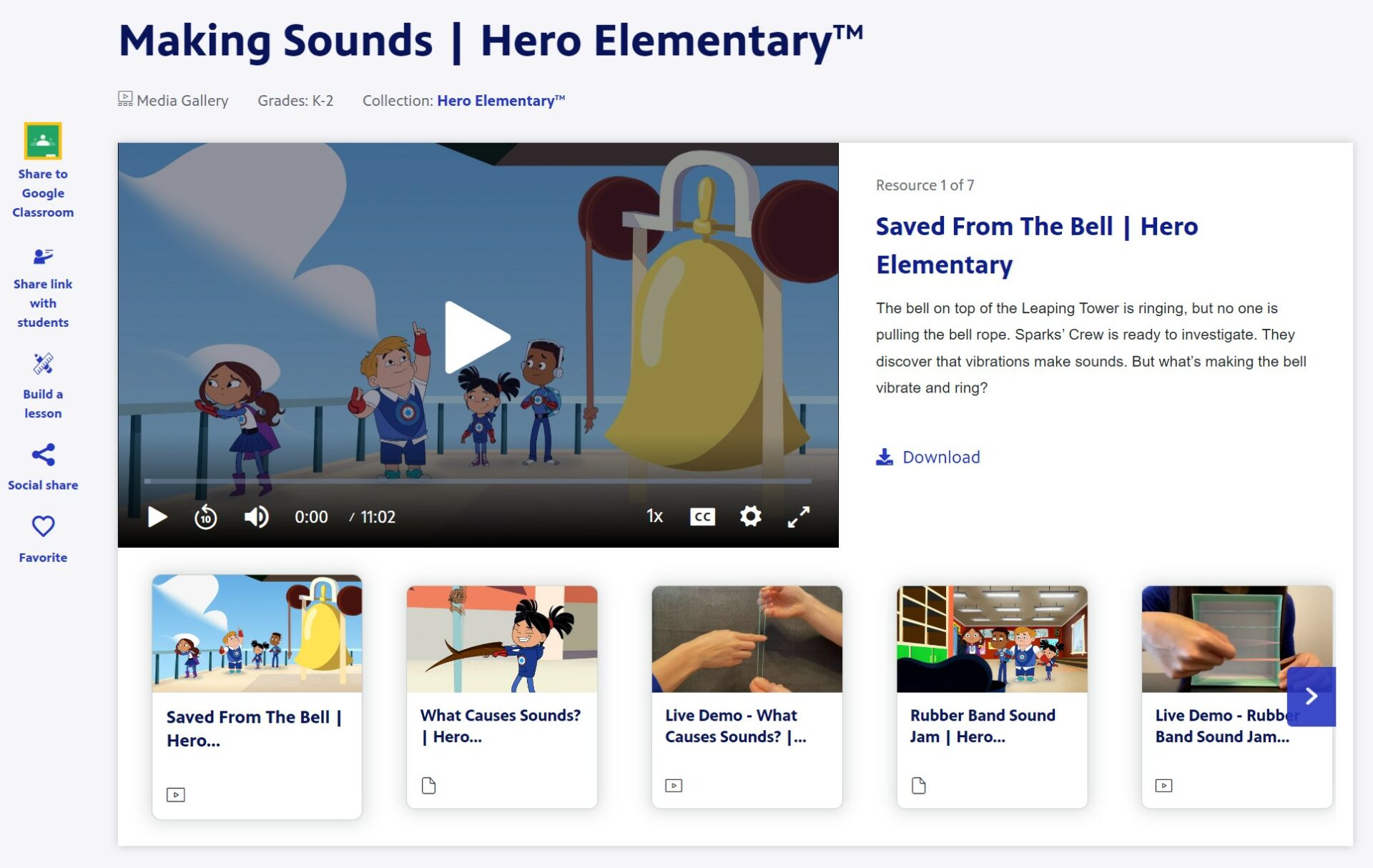 Making Sounds | Hero Elementary™